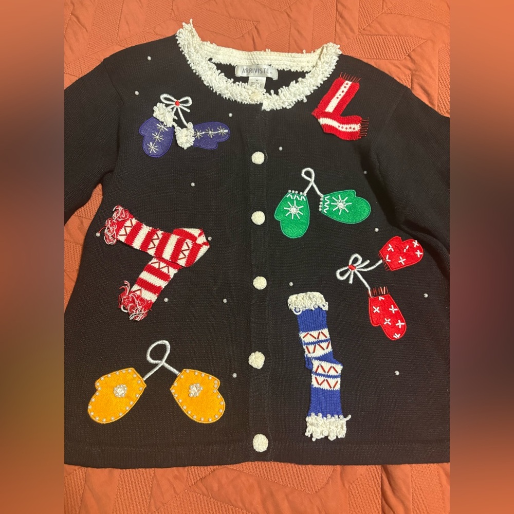 Vintage ARRIVISTE Christmas sweater
